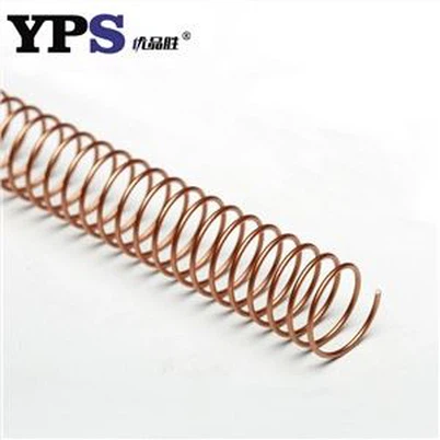 Rose Gold single Loop metal vezi coil